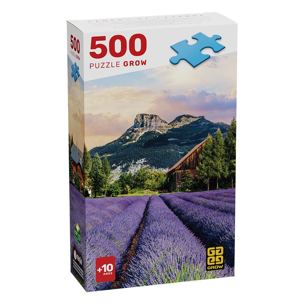 Puzzle 500 peças Campos de Lavanda