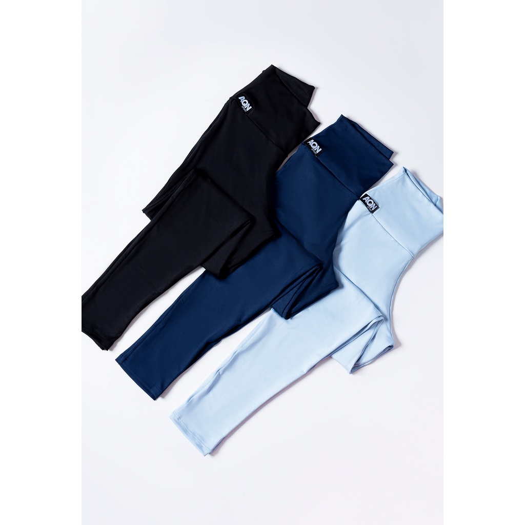 Kit 3 Calças Legging Basic Fitness Multicolorido AQN SPORT Zero Transparencia