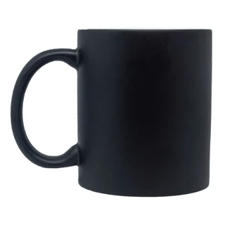 Caneca Live Importada Mágica Preto Fosco Para Sublimação 325ml AAA+