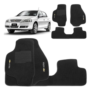 Tapete Carpete Astra 2009 2010 2011 Preto 3 Peças