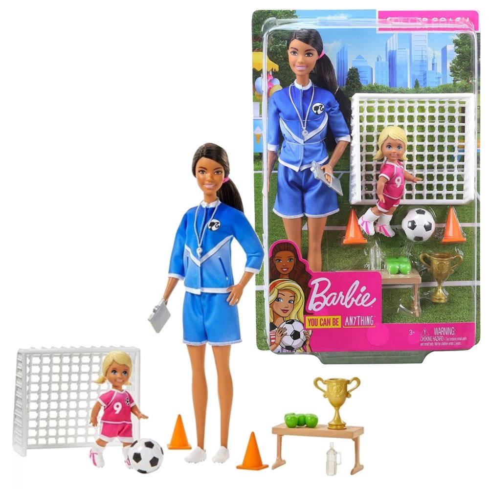 Boneca - Barbie Jogadora De Futebol - Rosa MATTEL