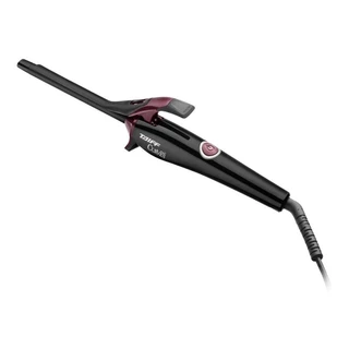 Modelador de Cachos Cerâmica Cabo Giratório Curves 13MM 210ºC Bivolt Preto Taiff