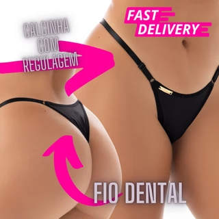 Calcinha Regulagem Lateral Qualidade Superior em Oferta na Shopee