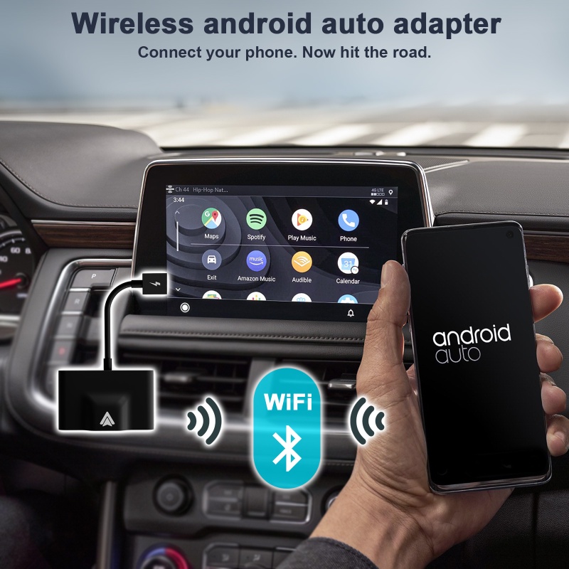 Adaptador Sem Fio Android Auto Para Carros Automotivos Com De