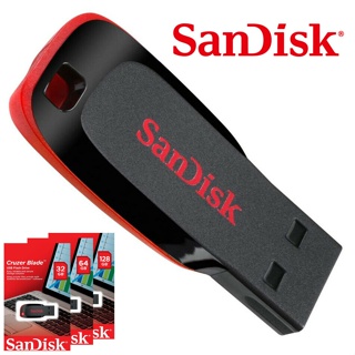 Pen Drive Sandisk USB 8GB 16GB 32GB 64GB Cruzer Lâmina 2.0 Flash Drive Memory Stick Pendrive