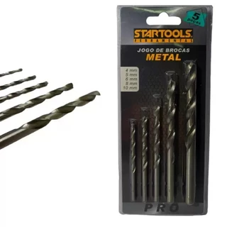 Kit Jogo De Brocas Para Metal 5 Peças - Startools