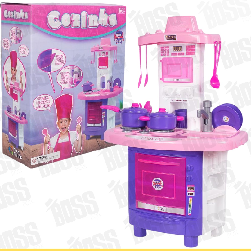 Brinquedo Kit Cozinha Infantil De Brinquedo Grande Completa Shopee Brasil