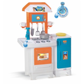 Kit Jogo De Cozinha Infantil Completo Para Comidinha Le Chef