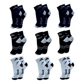 Kit 12 Meias Altomax Cano Curto Térmica Confortável Masculina
