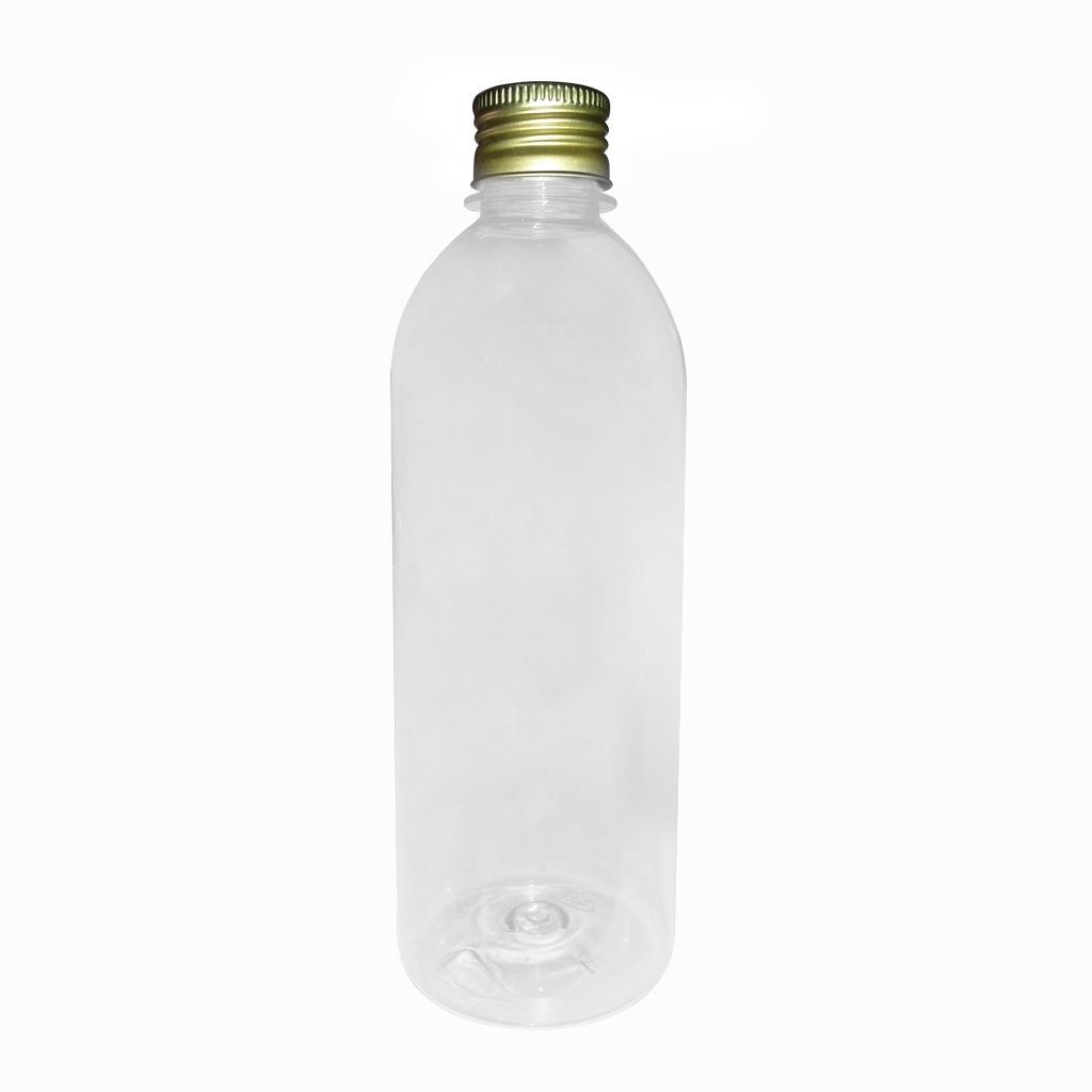 Frasco Pet 500ml Caçula Com Tampa Aluminio - 20 Unidades