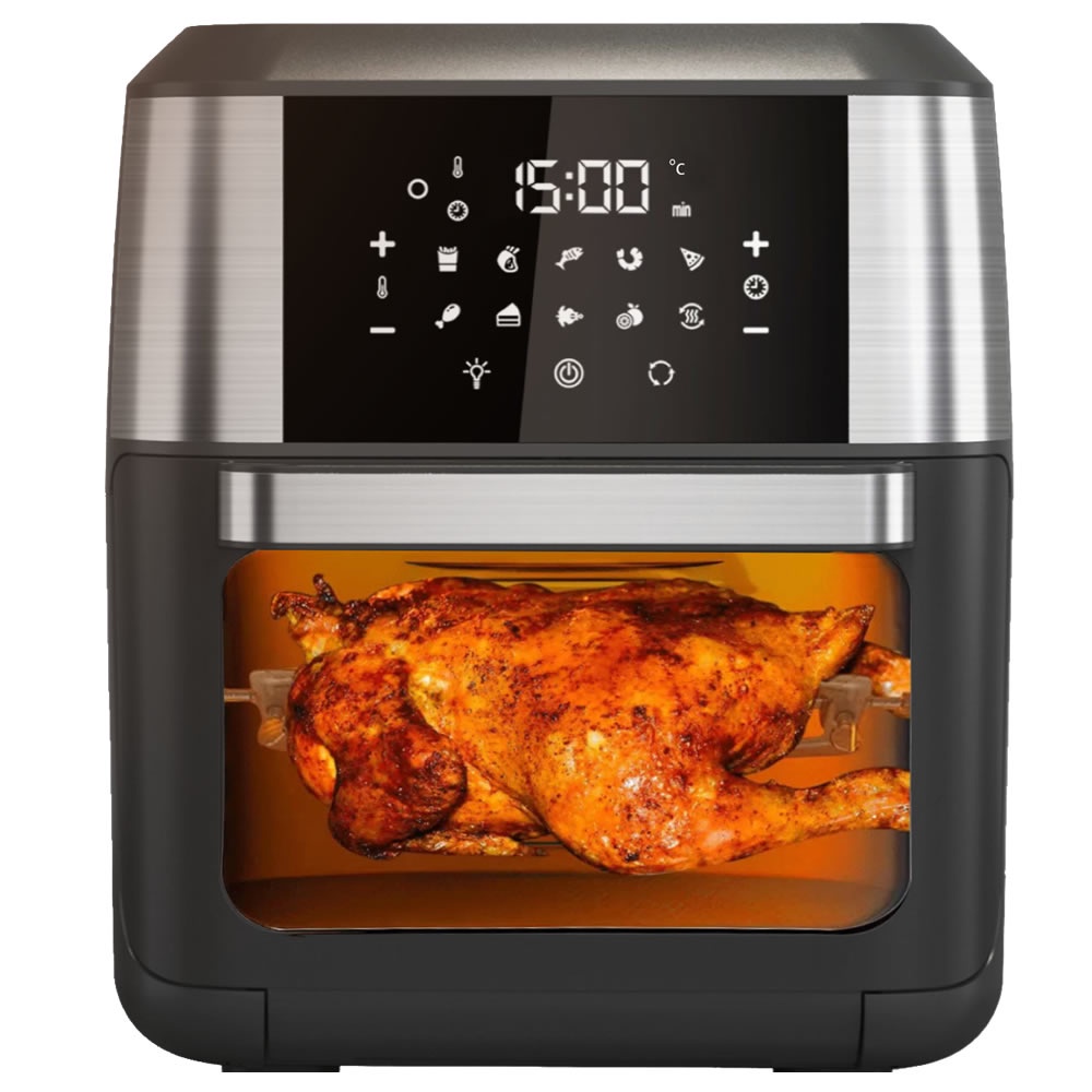 Fritadeira Eletrica Air Fryer Forno e Desidratador Oven Tronos 12 Litros 3 em 1 com Timer 127v