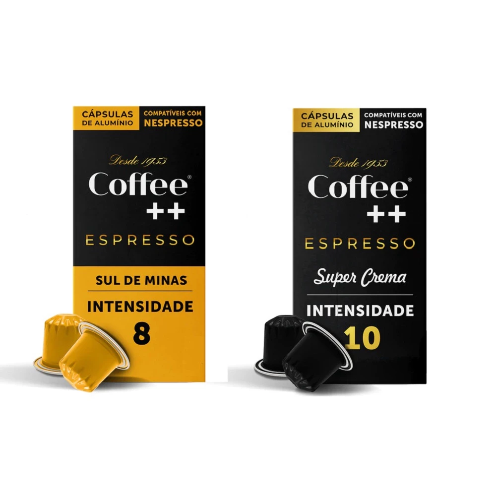 Kit 20 Capsulas para Nespresso Coffee Mais Super Crema + Sul de Minas