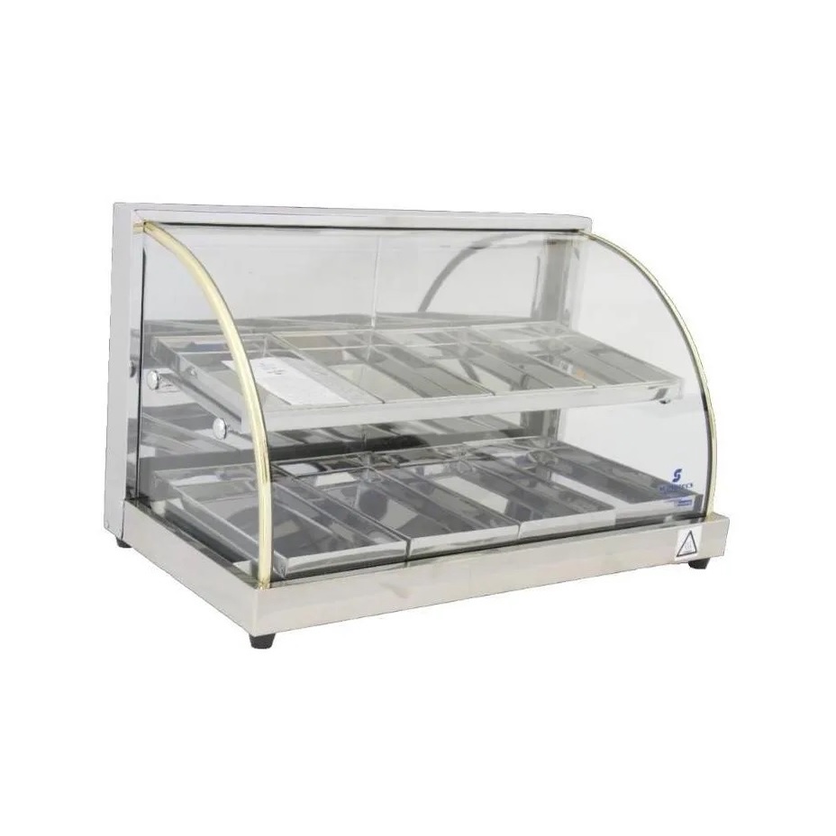Estufa para salgados elétrica Dupla 68cm com 8 Bandejas Supr