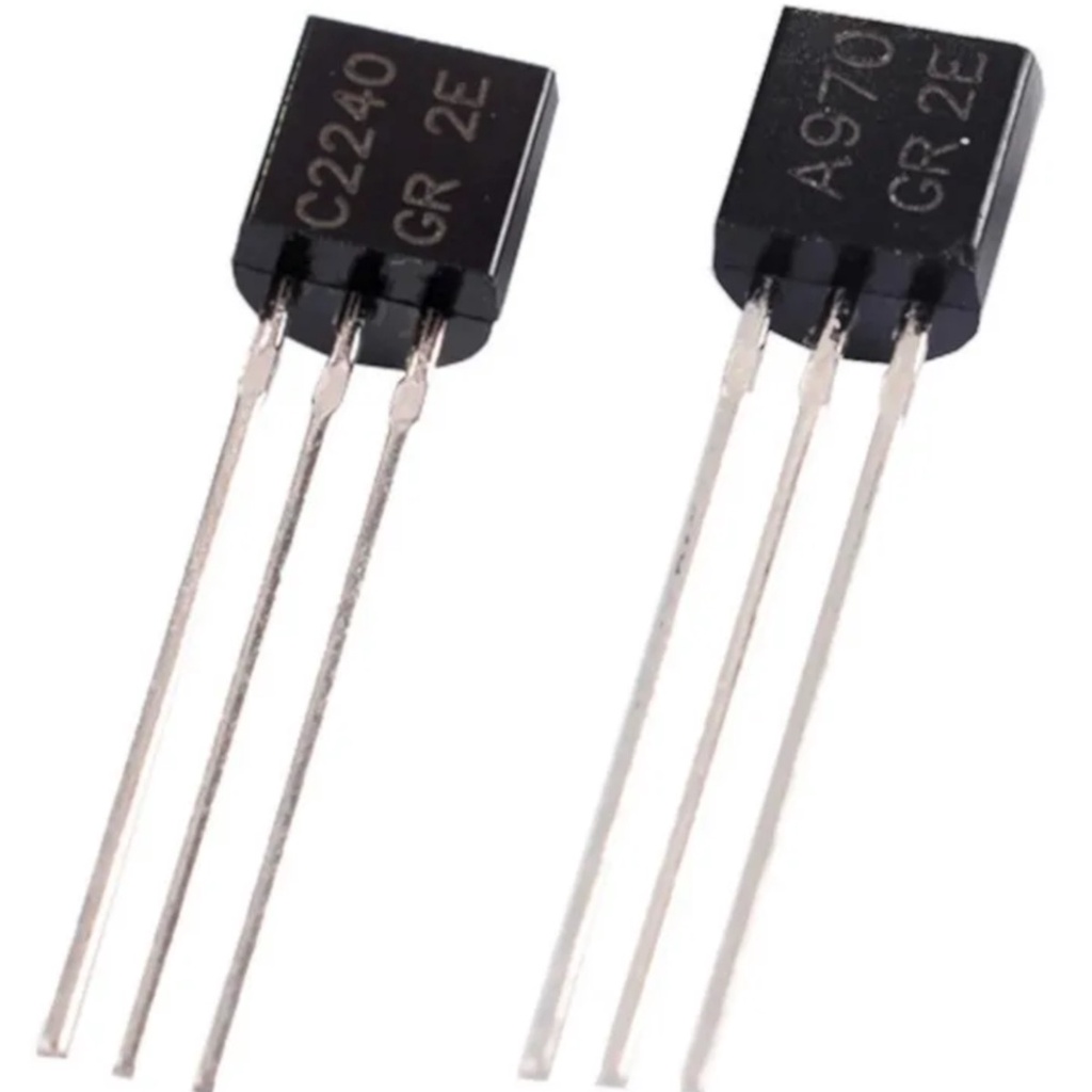 100 Pièces 2SA970 2SC2240 TO92 (50 Pièces * A970 + 50 Pièces