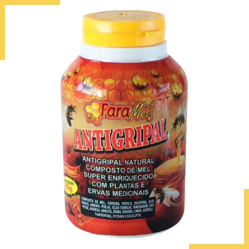 Composto Antigripal Faramel Mel Enriquecido Com Plantas e Ervas ...