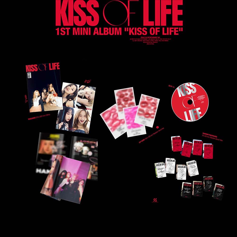 KISS OF LIFE - 1ST MINI ALBUM [KISS OF LIFE] | Shopee Brasil