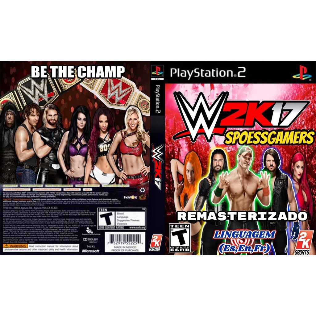 Jogo PS4 Luta wwe 2K17 Mídia Física Novo Lacrado Playstation em Promoção na  Americanas
