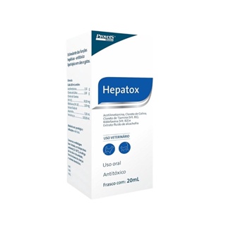 Antitóxico Hepatox Para Cães e Gatos Provets 20ml
