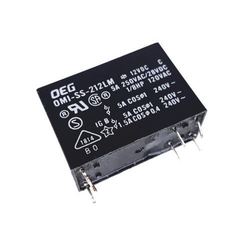 Relais De Puissance OEG OMI-SH-224LM 24VDC - 6 Broches, 5A 250VAC, Neuf