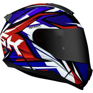 Capacete Norisk Razor Sharp Azul Vermelho Lançamento