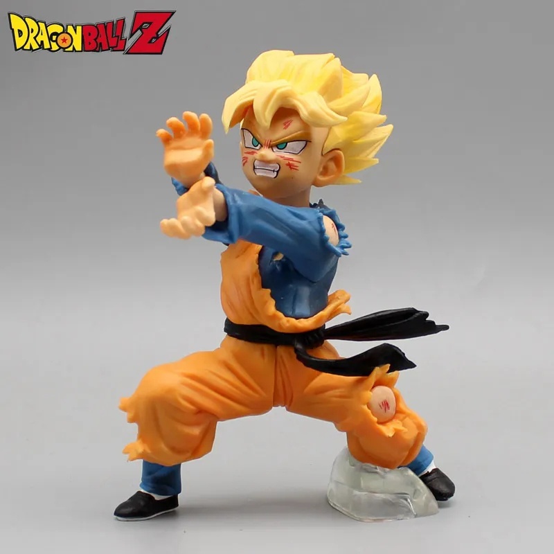 30cm Anime Dragon Ball Z Figura KD Filho Goku Super Saiyan