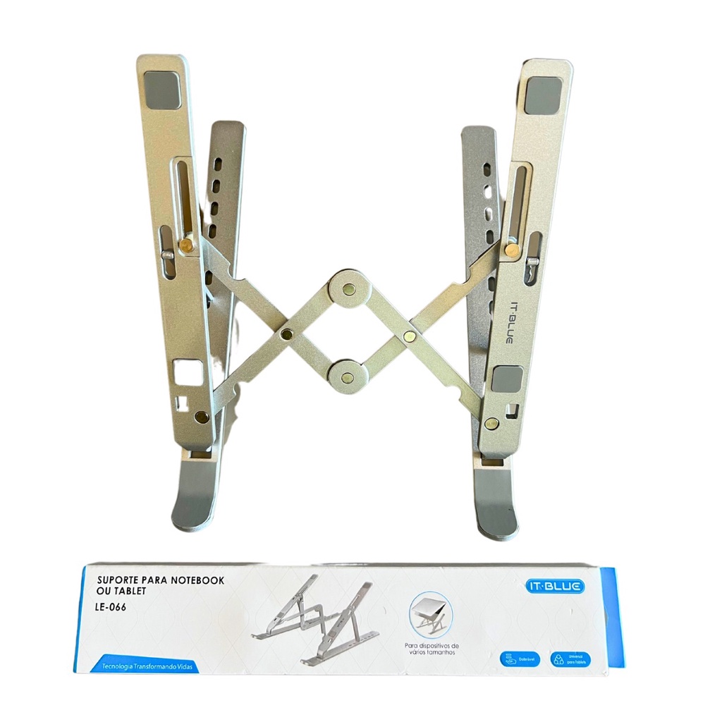 SUPORTE UNIVERSAL NOTEBOOK 11 A 17 IPAD INCLINACAO 6 NIVEIS | Shopee Brasil