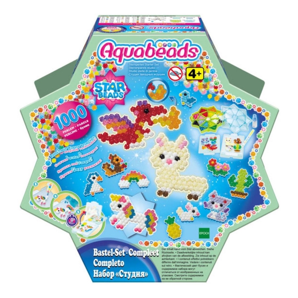 Aquabeads Kit Completo Para Criar Chaveiros Com 1400 Beads