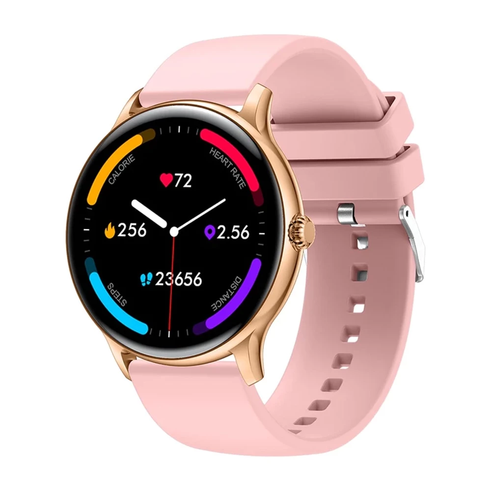 Smartwatch Colmi I10 Android Ios Tela 1.28 pol. Ouro Rosa