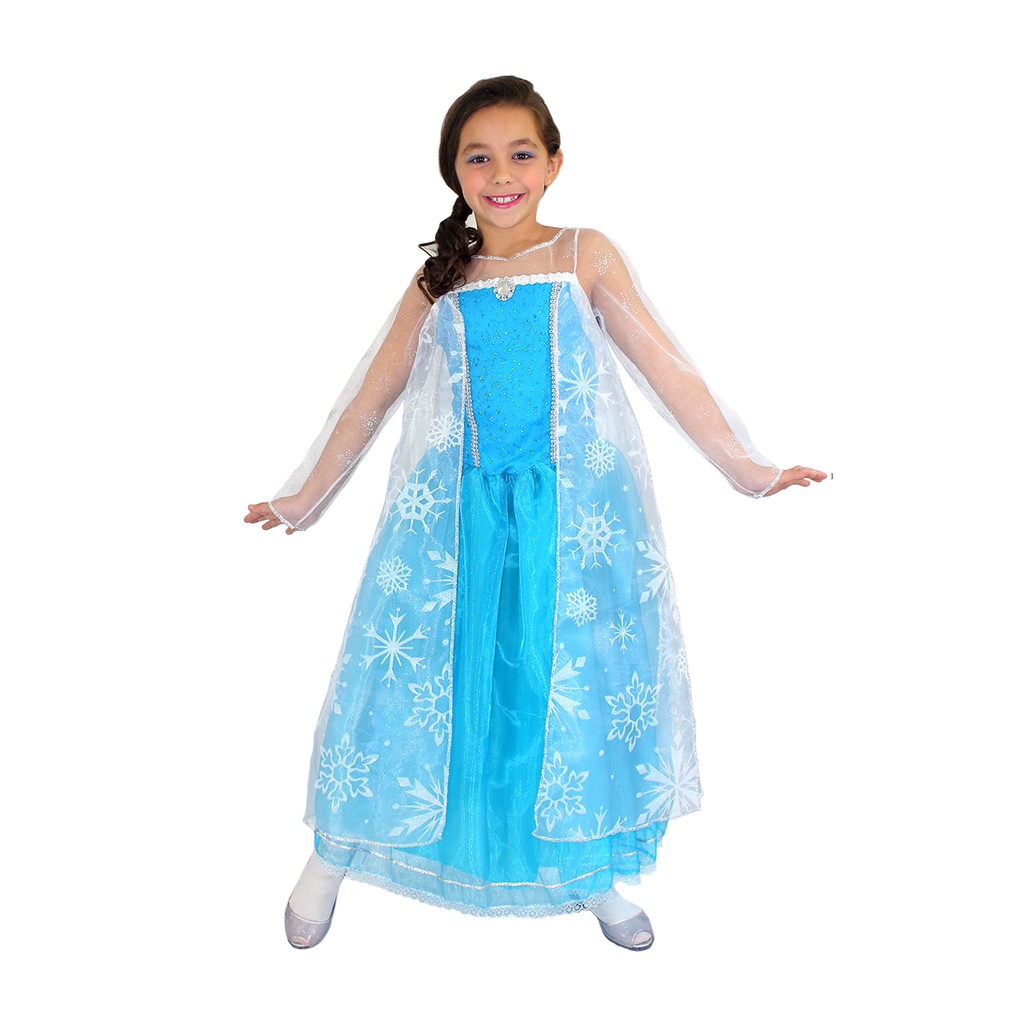 Fantasia Frozen Elsa Princesa do Gelo Infantil | Shopee Brasil