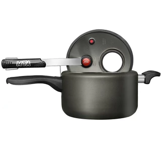 Panela de Pressão MTA 6023 4,5 Litros com Visor Preta