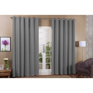 Cortina Blackout em Tecido Corta Luz 2,80m x 1,70m para Janela PROMOÇÃO - Cinza