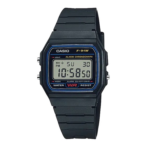 Relógio Casio Masculino Digital F-91W-1DG