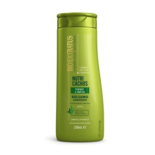 Condicionador Bálsamo Nutri Cachos Bio Extratus - 250mL Hidratação e Colágeno Cabelos Cacheados