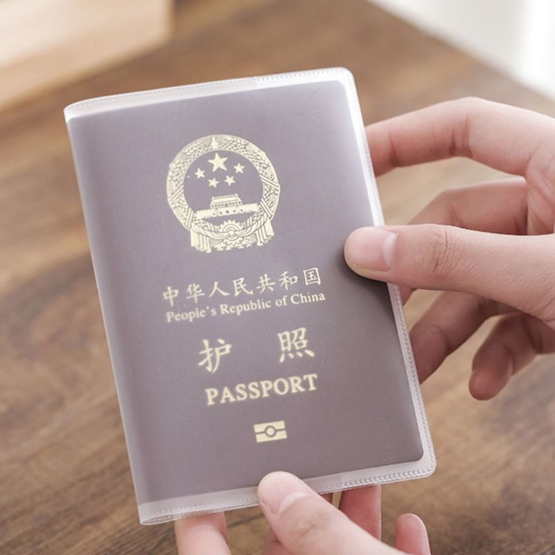 Capa Para Passaporte De Viagem À Prova D'água/Porta-Cartões De Identificação Em PVC Transparente/Bolsas Crédito