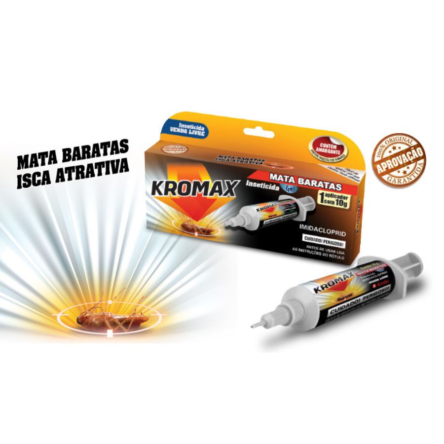 Mata Barata Seringa Gel 10g Kromax | Shopee Brasil