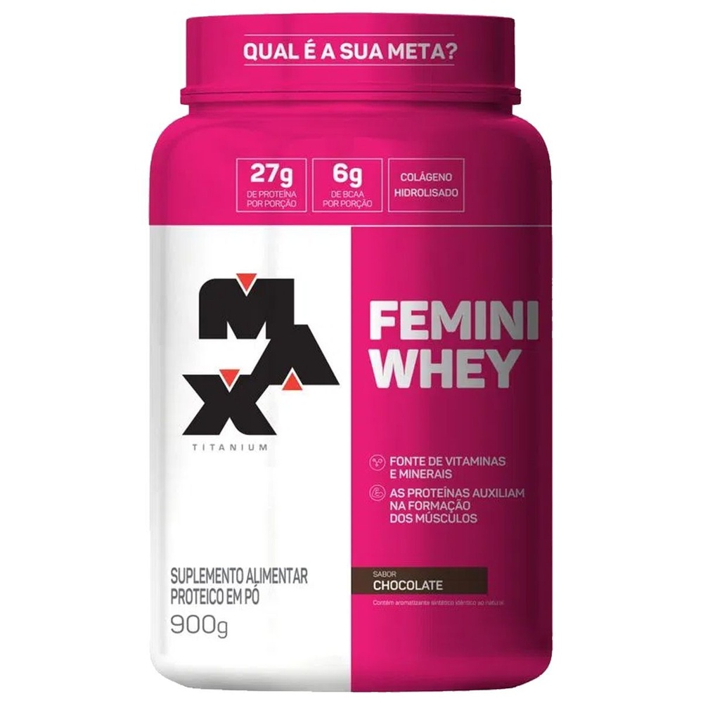 Femini Whey – 900g Chocolate – Max Titanium