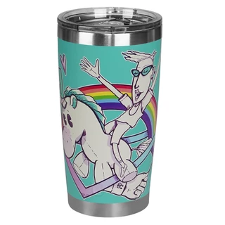 Copo Térmico Gluck 519ml Rock in Rio Future Pride Rainbow