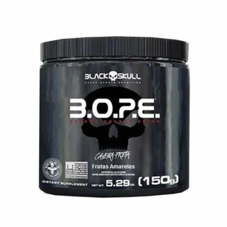 Pré Treino B.O.P.E. Black Skull 150G - SABORES