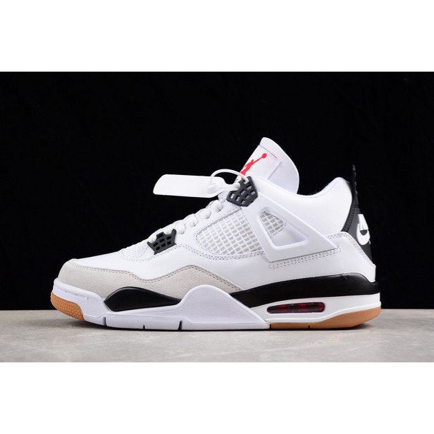 2023 nk sb x a-ir jor-dan 4 j4 Branco Preto Cinza dr5415-100 Sapatos