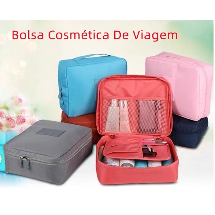 Necessário Organizador Viagem Bolsa Para Maquiagem Impermeável Multifuncional