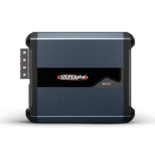 Amplificador Elétrico De Audiofrequência SounDigital Evo5 1200.4-2 Potência 1200W RMS Em 4 Canais