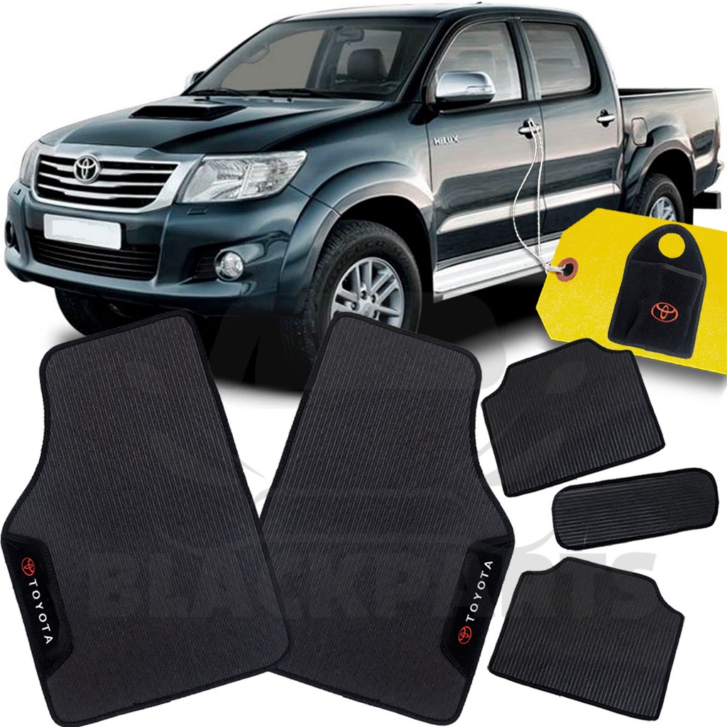 Tapete Toyota Hilux 2016 a 2023 Automotivo de Borracha Personalizado 5 ...