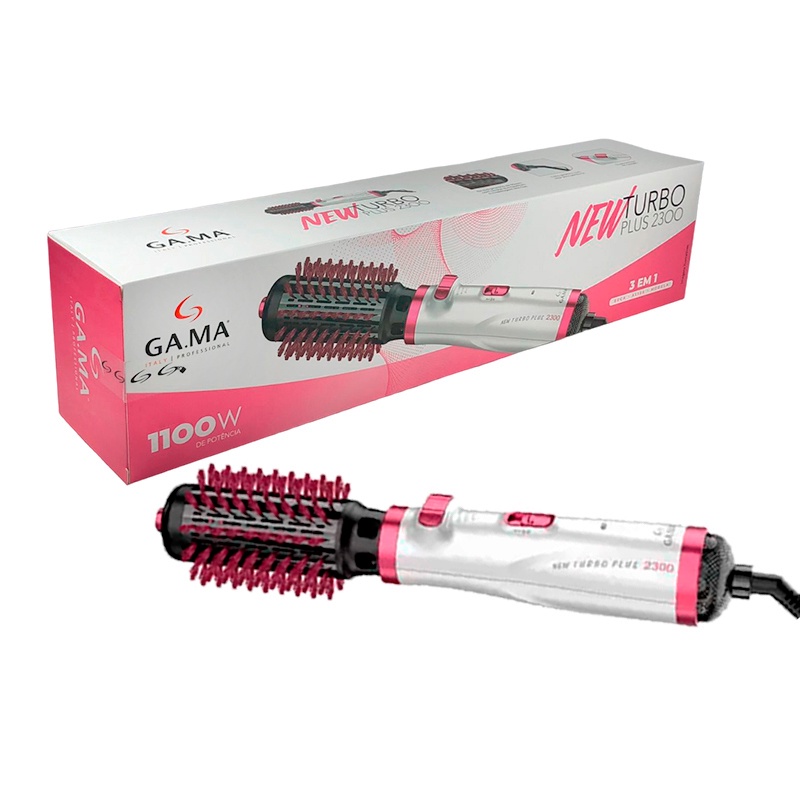 Escova Rotativa Modeladora Gama Italy New Turbo Plus 2300 1100W - 110V ...