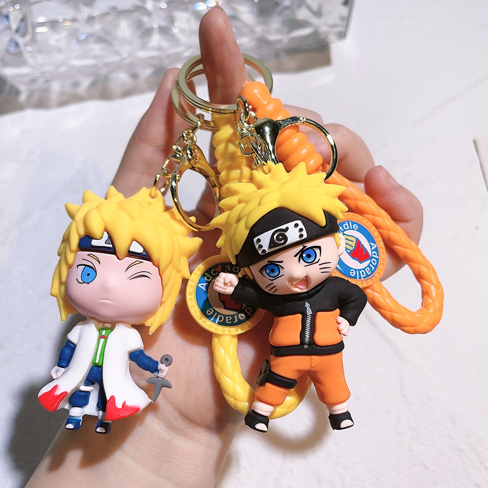 Porta-Chaves Naruto Fofo Mochila Anime Doll Pingente Carro