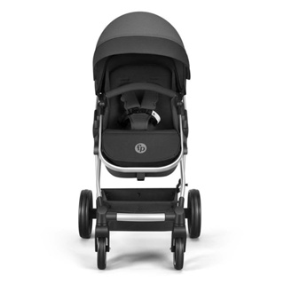 Carrinho 2 Em 1 Moisés Fisher-price Jazz Preto Com Cinza - Multikids