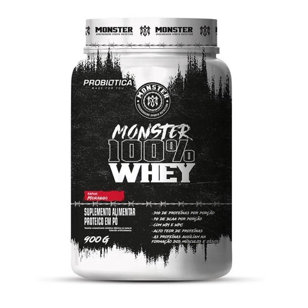 Whey 100% Monster Cookies 900g Probiótica