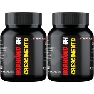 2x Super GH (Growth Hormone) Hormônio do Crescimento Hardcore 60 Cápsulas Premium