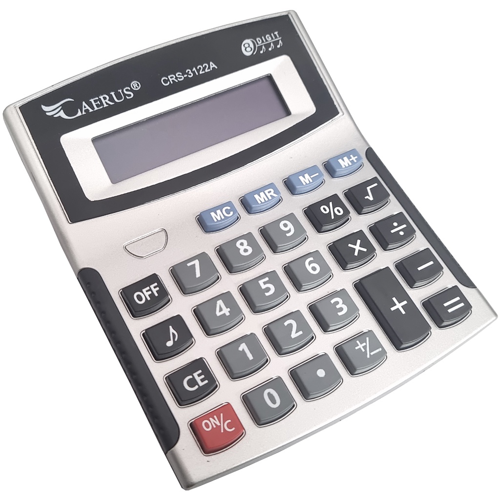 Calculadora De Mesa Balcão Display 8 Digitos Escritório Caerus CRS ...
