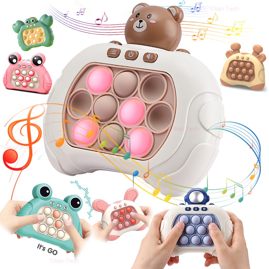 Brinquedo de moda sensorial pop-it antistress jogo de mão de inquietação  para crianças gadget infantil quadrado bubble popit