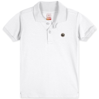 Polo Infantil Menino Piquet Manga Curta Aromática Marisol